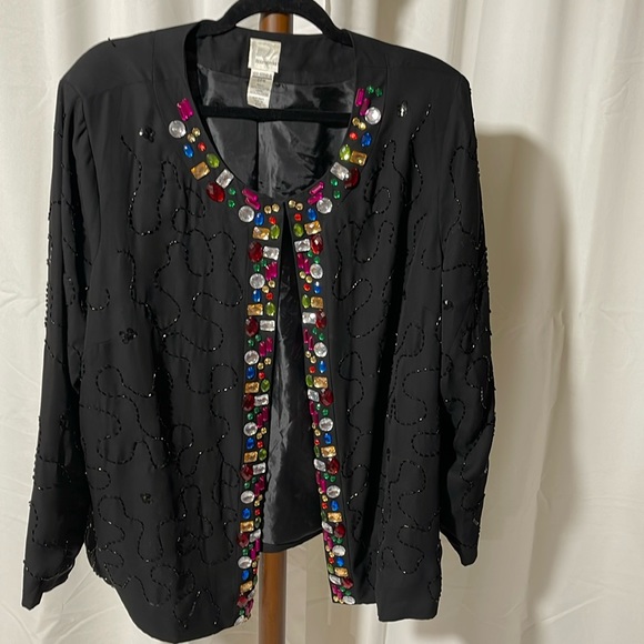 ROAMAN’S BEADED ELEGANT JACKET 22w - Picture 5 of 14